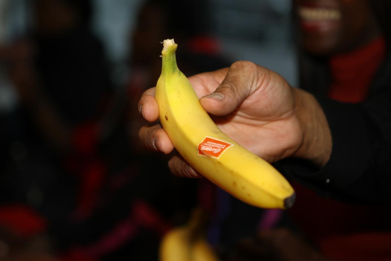 Distribution de bananes